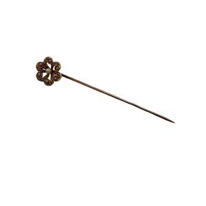Vintage 18kt Gold & Pearl Stick Pin (A5279)